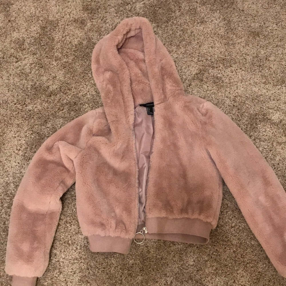 SUPER FUZZY PINK JACKET